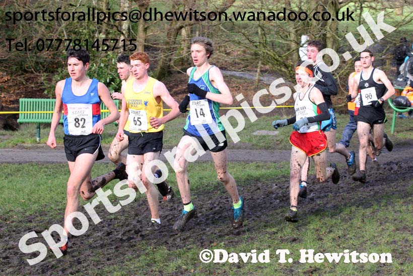 Mens under-20 Northern Cross Country Champs., Witton Park, Blackburn. Photo: David T. Hewitson/Sports for All Pics